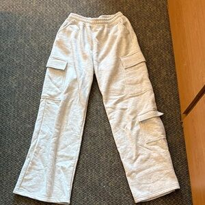 Dfyne Gray Cargo Sweatpants